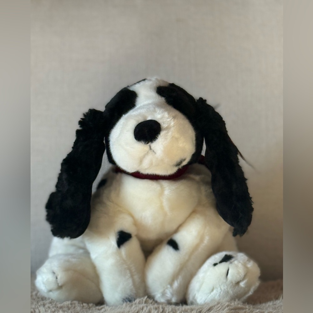 Russ Berrie Plush “Huntley”Toy - Black and White